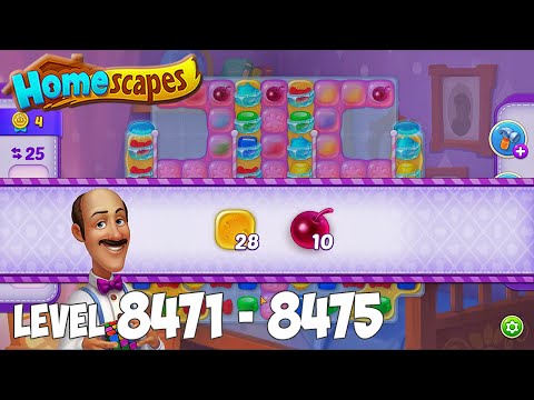 Homescapes level 8471 8472 8473 8474 8475 🏡 Gameplay Walkthrough (Android, iOS) Playrix