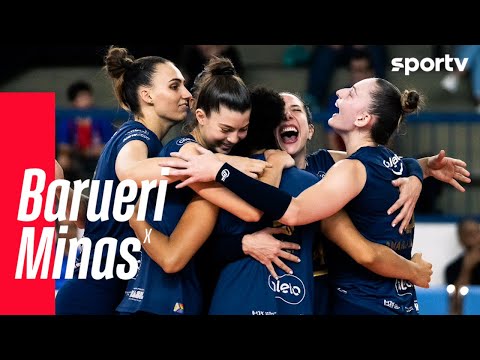 BARUERI 3 X 2 MINAS | MELHORES MOMENTOS | SUPERLIGA FEMININA DE VÔLEI | sportv