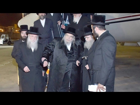 Belzer Rebbe Arrives Back In Israel After Historic London Journey