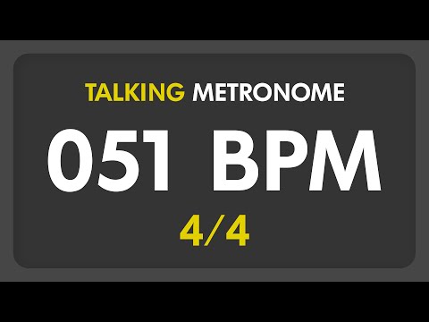 51 BPM - Talking Metronome (4/4)