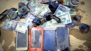 River Treasure: iPhones, Cash, iHome, Raybans And MOAR!