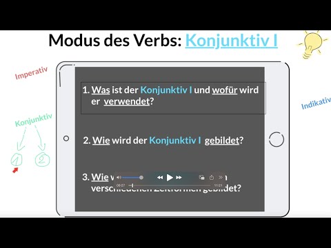 Subjunctive 1 (indirect speech)