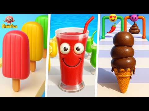 Ice Cream Stack Runner 🆚 Juice Run 🆚 Popsicle Stack - All Levels Satisfying Walkthrough Gameplay