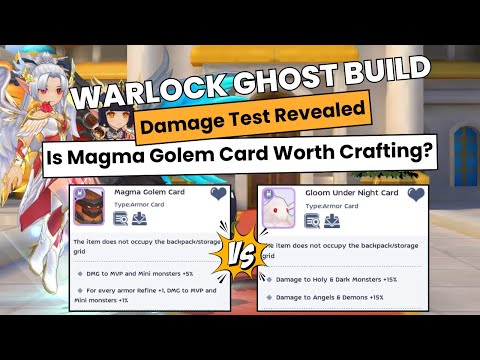 2026 ROM Classic - Warlock Ghost Build: Is Magma Golem Card Worth Crafting? Damage Test Revealed!