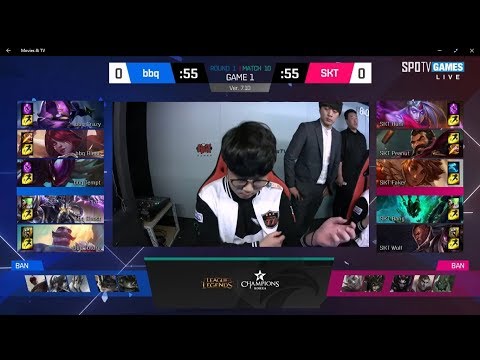 [04.06.2017] BBQ vs SKT  [LCK Summer 2017] Highlights Game 1 | Huni Lucian Top Vs Crazy  Kennen
