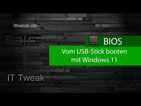 BIOS Bootmenü öffnen von Windows 11 aus (Vom USB-Stick booten)