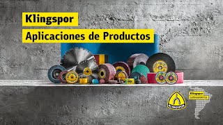 Klingspor - Aplicaciones de Productos
