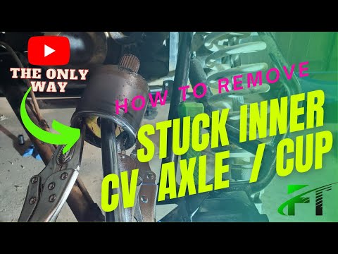 The BEST & Easiest Way to Remove Stuck Inner CV Joint Axle/Cup - Don't Waste Anymore Time!