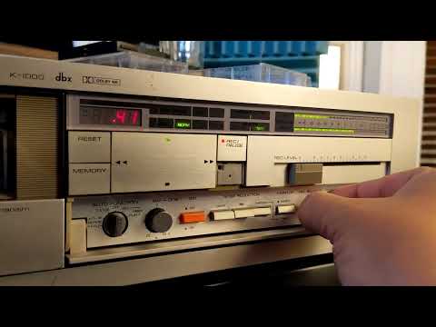 Yamaha K-1000 - 40 years old direct drive 3 head cassette deck