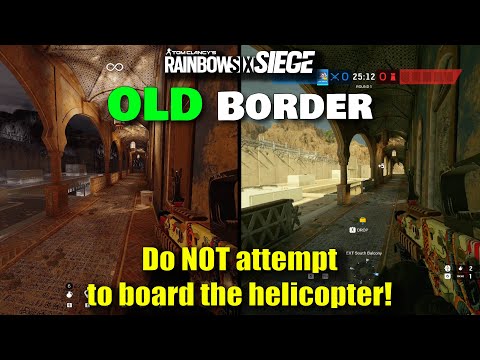 Border Night Map vs Border Rework (Rainbow Six Siege)