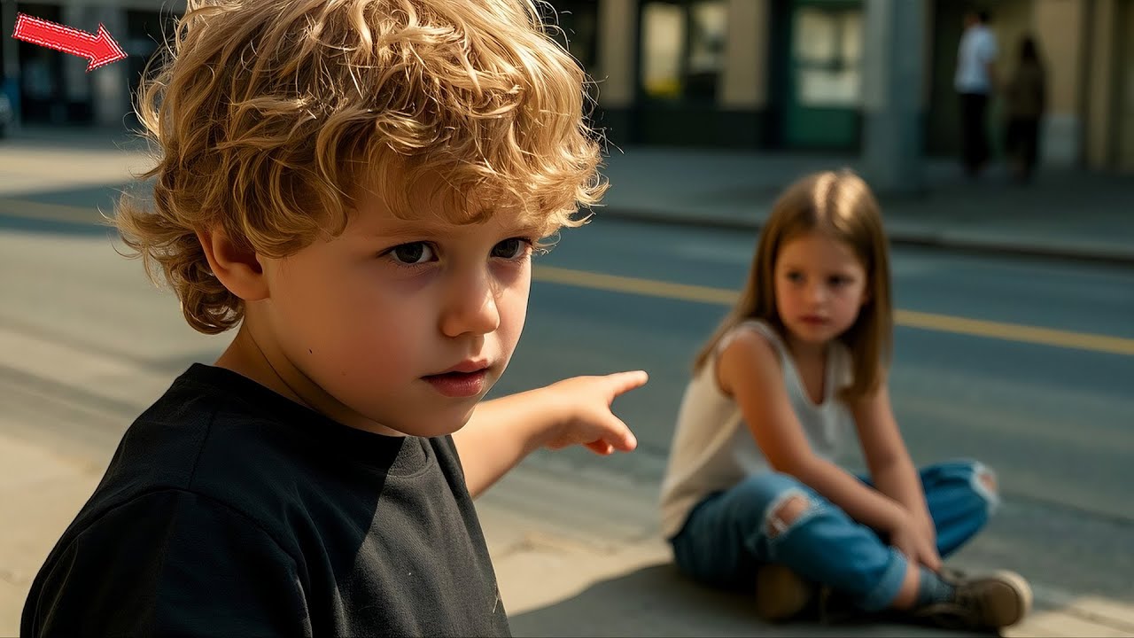 DAD, THAT DIRTY GIRL IS MY SISTER! — MILLIONAIRE FROZEN WHEN HIS SON POINTS AT HER