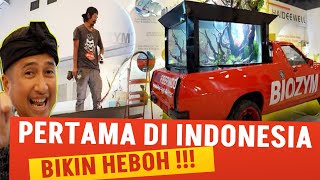 MAHAKARYA JUARA DUNIA & IRFAN HAKIM‼️MEGATANK AMAZON IKAN PREDATOR DIATAS MOBIL PERTAMA DI INDONESIA
