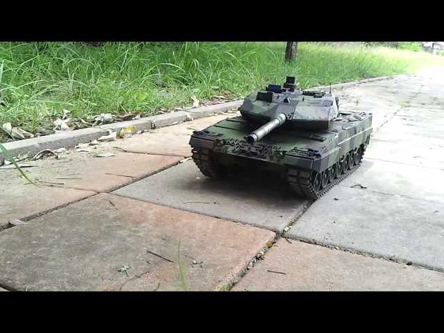 Video Teaser für HENGLONG Leopard 2A6 1/16 Full speed drive