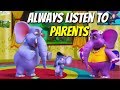 Always Listen To Parents | Moral Stories By Granny Ep02 | Woka Season 2