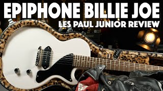 Video thumbnail for Epiphone Billie Joe Armstrong Les Paul Junior - Signature Guitar Review by The Guitaristas