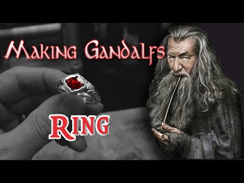 LOTR The Elven Ring of Power  - NARYA Gandalfs Ring