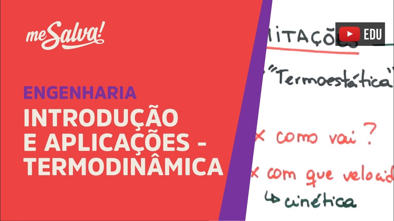 Me Salva! CDF01 - Introdução, Aplicações e Limitações - Termodinâmica