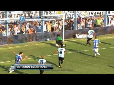 Gol Juan Eluchans  Atlético Rafaela 1-0 Belgrano
