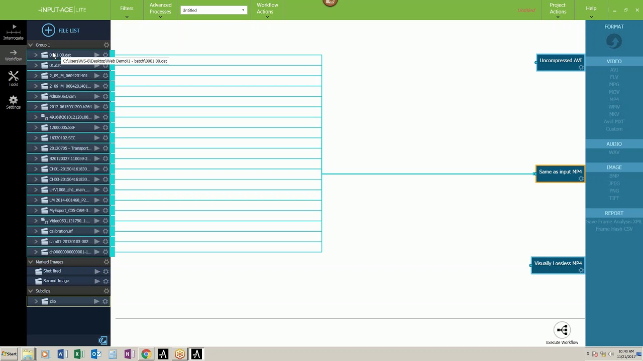 iNPUT-ACE LITE - Expedite Case Preparation