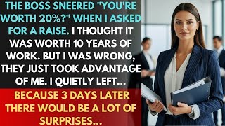 The Boss Kept My Salary The Same For 10 Years...Until They Lost Their 3 Biggest Clients.