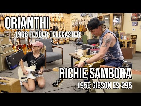 Richie Sambora & Orianthi | 1966 Fender Telecaster & 1956 Gibson ES-295 at Norman's Rare Guitars