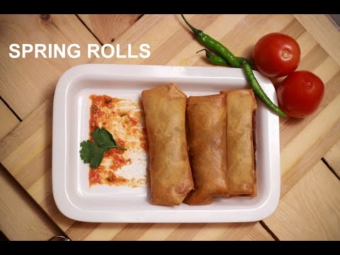 Spring rolls recipe | Veg spring rolls | How to make spring rolls | Chinese recipe - Game of Spices