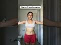 Pilates before and after results #beforeandafter #pilates #transformation #weightloss
