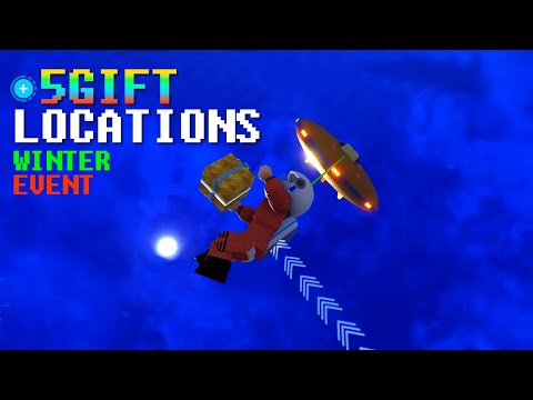 NEW! Five GIFT LOCATIONS on WINTER SPACE EVENT in SPACE SIMULATOR Roblox