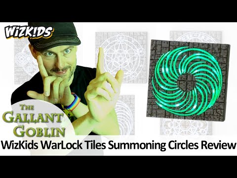WarLock Tiles: LED Summoning Circles Review - WizKids Prepainted Miniature Terrain