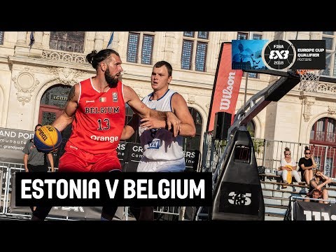 Estonia v Belgium - Qualification Game - FIBA 3x3 Europe Cup Qualifiers - France 2018