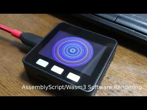 WebAssembly interpreter Wasm3 on M5Stack #Wasm3 #WebAssembly #AssemblyScript #M5Stack #ESP32