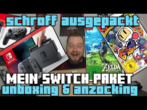 Meine ersten Eindrücke von der Switch (Unboxing & Anzocking) | schroff gezockt (deutsch)