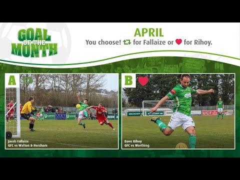 Guernsey FC's Goal of the Month - April