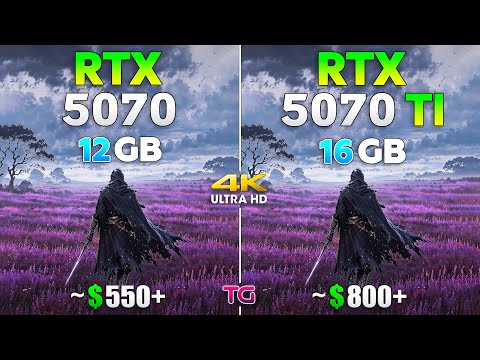 RTX 5070 vs RTX 5070 Ti - Test in 12 Games | 4K