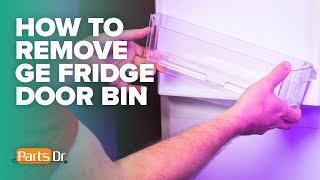 How to Remove or Replace GE Door Bin (Left Middle) - Part WR71X11046