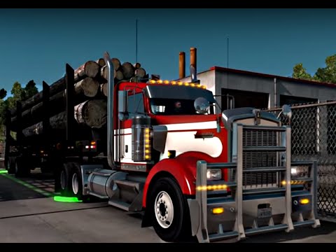 ATS S1 E51: LET'S BUY A LOGGING TRUCK FOLKS YEEEHAWWWW!!!!!!!!!! AMERICAN TRUCK SIMULATOR.