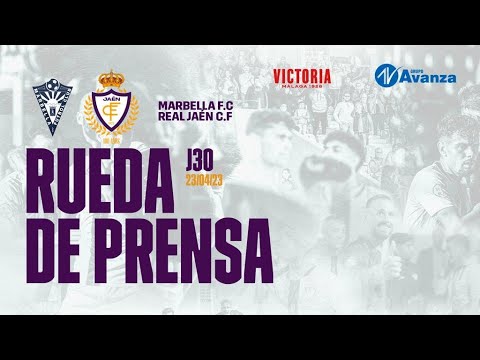 RUEDA DE PRENSA | J30 Marbella F.C - Real Jaén C.F
