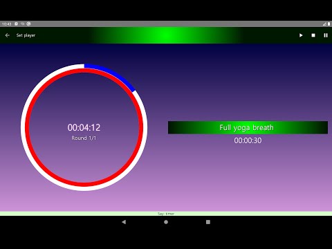 Voice Interval Timer