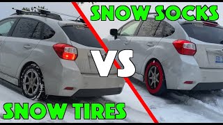 Snow Tires VS Snow Socks
