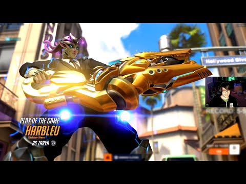 HARBLEU is DOMINATING AS ZARYA - POTG! OVERWATCH 2 SEASON 8 TOP 500