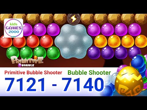 Primitive Bubble - Bubble Shooter.level 7121-7140