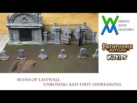 Unboxing and Review  - Ruins of Lastwall - Cemetery of the Fallen