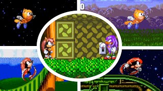 Mighty & Ray in Sonic 1, 2, 3, CD and Mania Plus