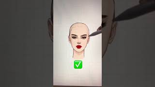 How to draw ponytail hairstyle🖌️#shorts #art #drawing #illustration #fashion #sketch #photoshop#like
