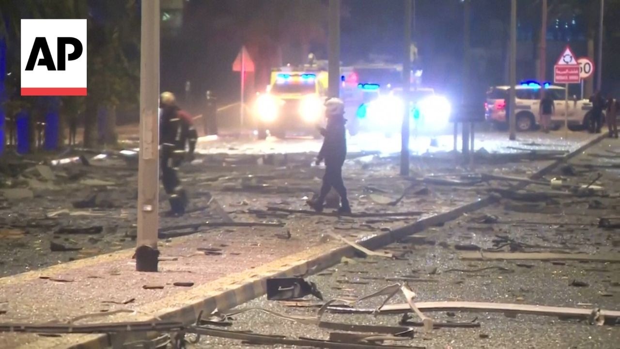 Video | Iran's attack on Bahrain capital Manama kills one and wounds 8