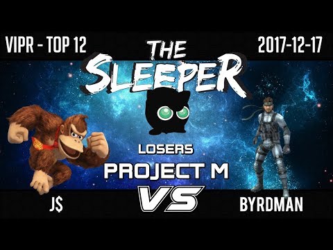 J$ (Donkey Kong) Vs. Byrdman (Snake) - VIPR (Top 12) - Project M (Losers R1)