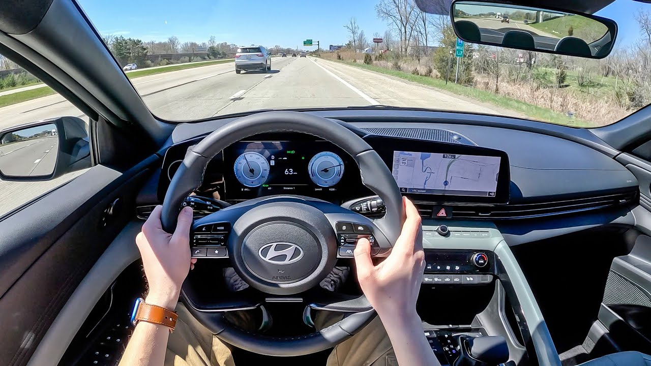 2024 Hyundai Elantra Hybrid Limited - POV Test Drive ...