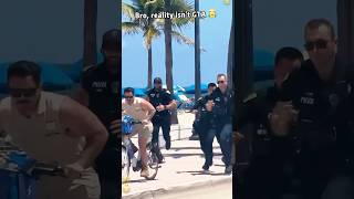 Funny cop moments🤣🤣 Bro, reality isn’t GTA🤣🤣 #funnyvideo #fail #cops #police