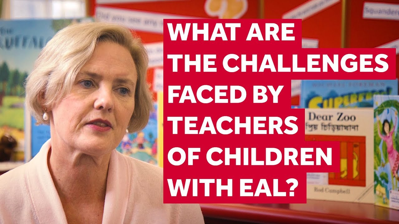 What are the challenges faced by teachers of children with English as an additional language?