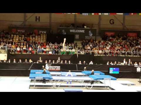 KYIKO Maryna UKR semi final Trampoline World Championships 2015